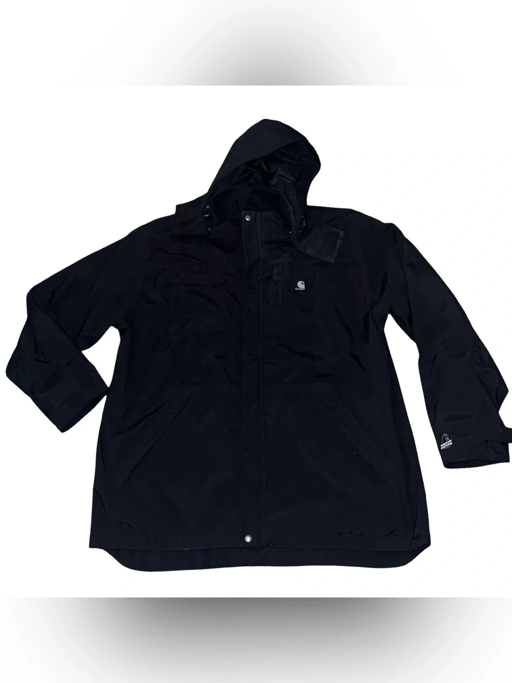 Carhartt C72 BLK Shoreline Waterproof Jacket XL Regular